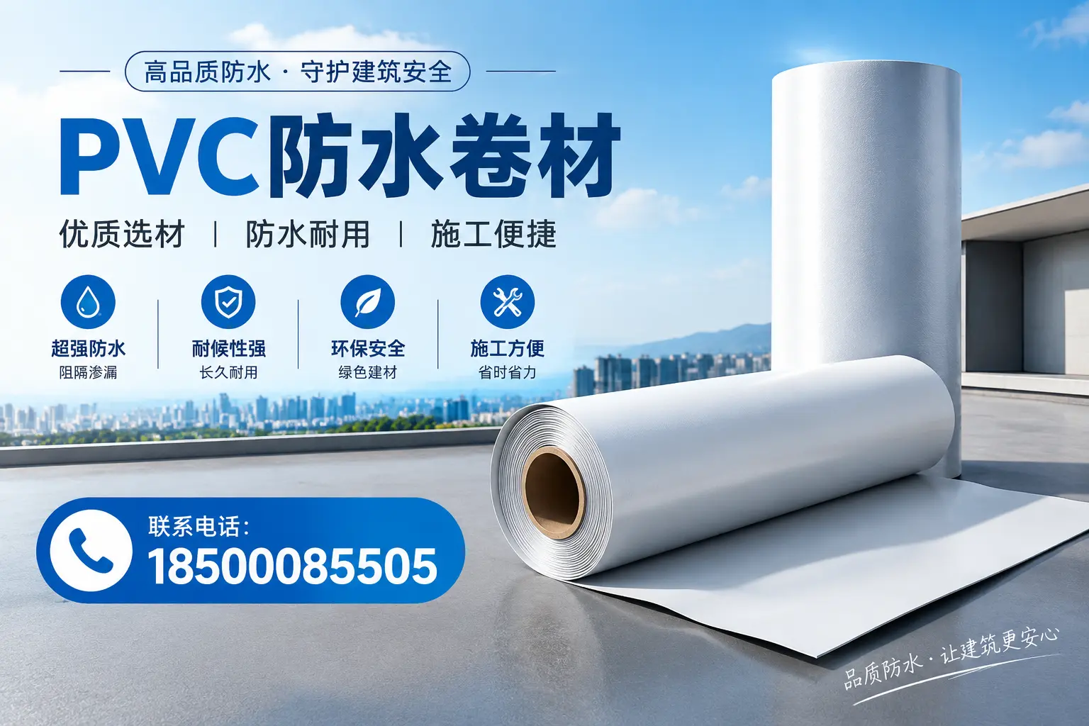 如何评估PVC防水卷材的性价比?双鸭山消费者必读